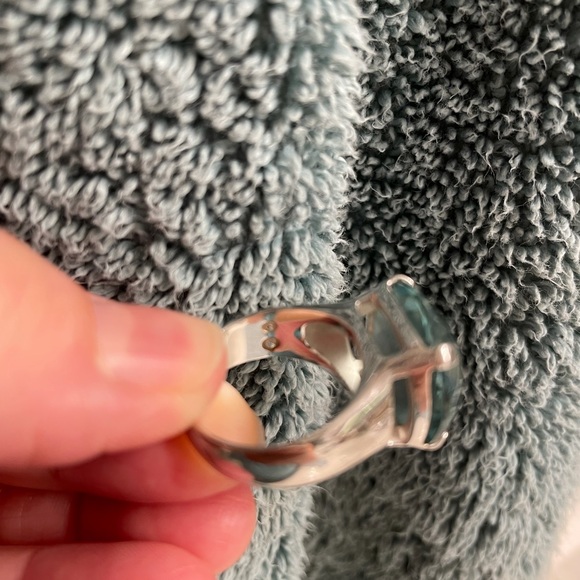 Swarovski Indian Sapphire Blue Merlin Ring 55 (7M) - Picture 6 of 12